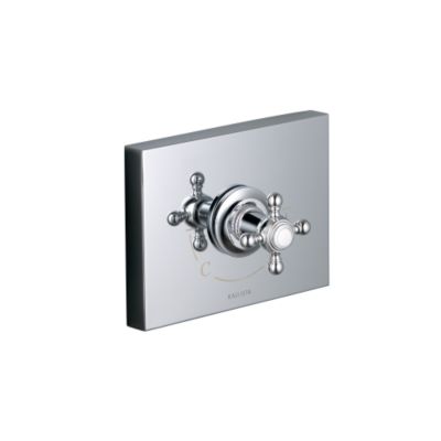 Hampstead Horizontal Thermostatic Valve Trim, Cross Handle