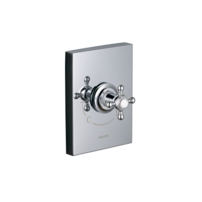 Hampstead Vertical Thermostatic Valve Trim, Cross Handle