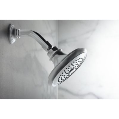 Bellis Wall-Mounted Showerhead with Arm