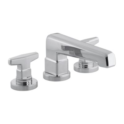 Jeton by Bill Sofield Deck-Mounted Bath Set, T Handles