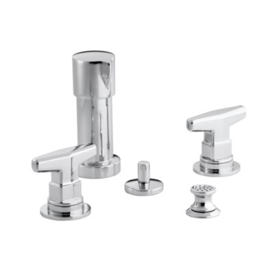 Jeton by Bill Sofield Bidet Set, T Handles