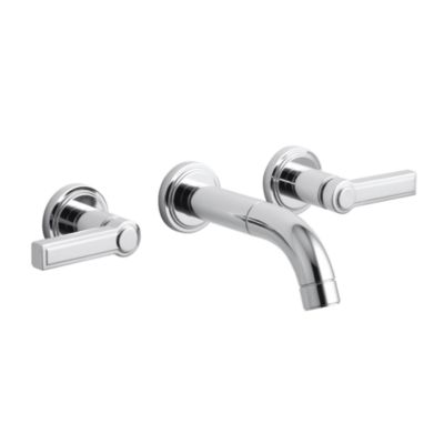 Vir Stil Minimal by Laura Kirar Wall-Mounted Basin Set, Lever Handles