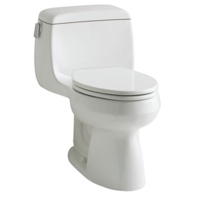 Persephone One-Piece High-Efficiency Toilet, Less Seat