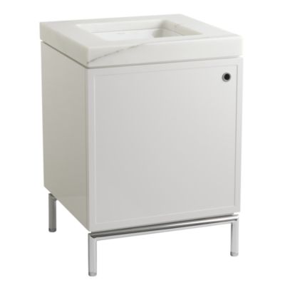 Vir Stil by Laura Kirar Metal .75 Vanity Base and Coordinating Door Pull