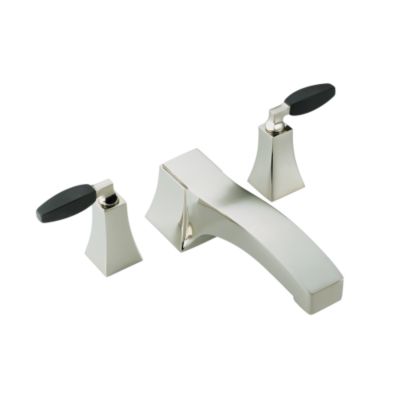 Glamour by Barbara Barry Deck-Mounted Bath Set, Ebony Handles