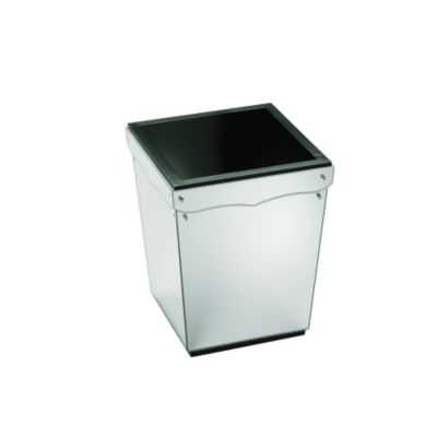 Glamour by Barbara Barry Mirrored Wastebasket