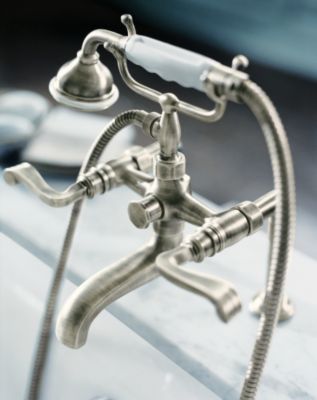For Country by Michael S Smith Deck-Mounted Bath Set with Handshower, Lever Handles