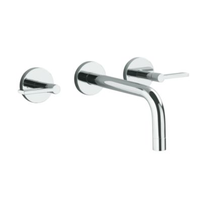 One Wall-Mounted Basin Set, 7-1/8