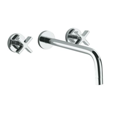 One Wall-Mounted Basin Set, 10-1/8