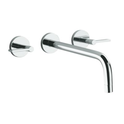 One Wall-Mounted Basin Set, 10-1/8