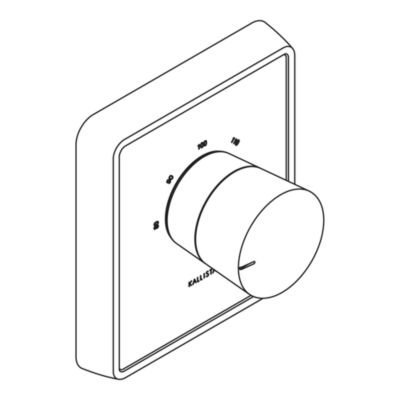 Counterpoint by Barbara Barry Thermostatic Valve, Knob Handle