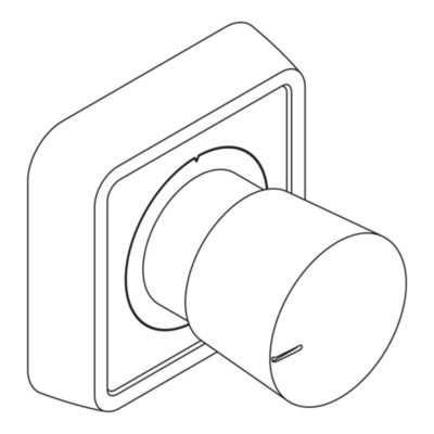 Counterpoint by Barbara Barry Volume Control Valve Trim, Knob Handle