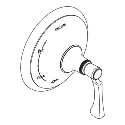 Bellis Pressure Balance Valve, Lever Handle