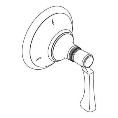Bellis 3-way Transfer Valve Trim, Lever Handle