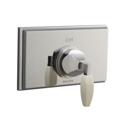 Glamour by Barbara Barry Thermostatic Valve Trim, Ivory Handle