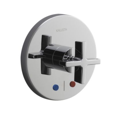 One Thermostatic Valve Trim, Cross Handle
