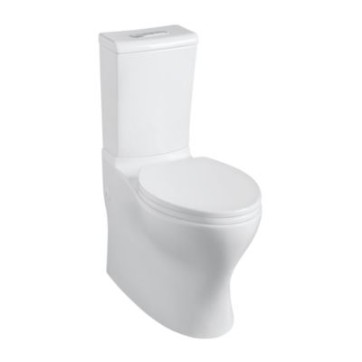 Plie 2-Piece High-Efficiency Toilet, Less Seat