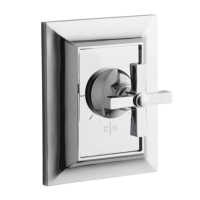 Tuxedo by Barbara Barry Thermostatic Valve Trim, Cross Handle