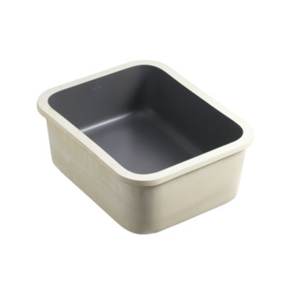 Large Rectangle Modular Fireclay Kitchen Sink