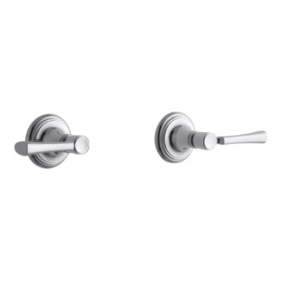 Bellis Wall or Deck-Mounted Bath Set Handles, Lever Handles