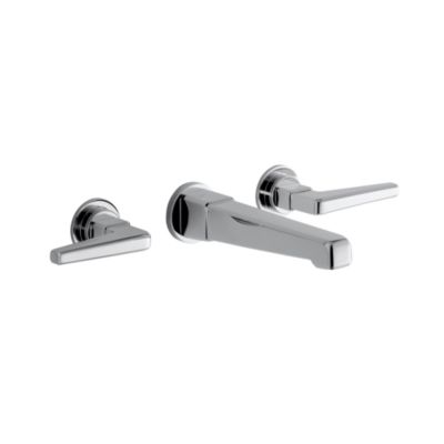 Jeton by Bill Sofield Wall-Mounted Basin Set, Lever Handles
