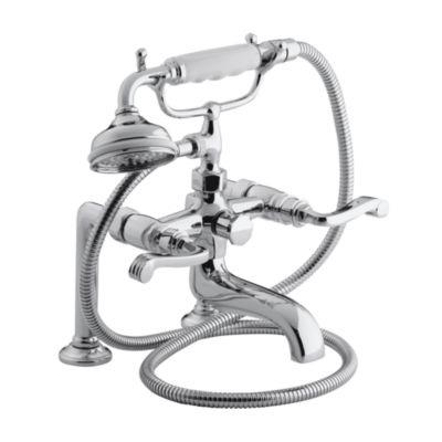 For Country by Michael S Smith Deck-Mounted Bath Set with Handshower, Lever Handles