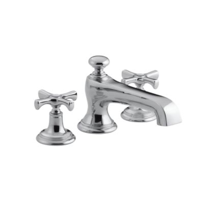 Bellis Deck-Mounted Bath Set, Cross Handles