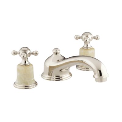 Deck-Mounted Bath Set, Standard Spout, Less Inserts