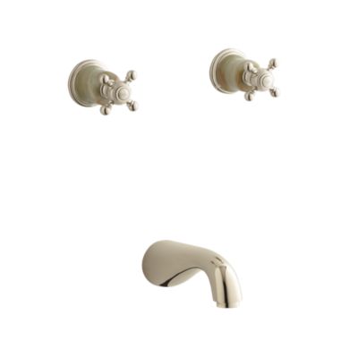 Wall Bath Set, Standard Spout, Less Inserts