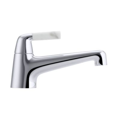 Counterpoint by Barbara Barry Single Control Lavatory Faucet, Marble Handle