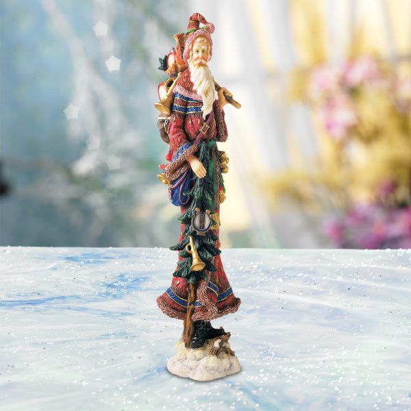 Minstrel Santa, Retired Figurine