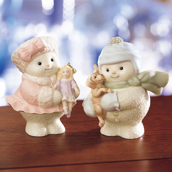 Pretty & Playful Snowman Figurine by Lenox