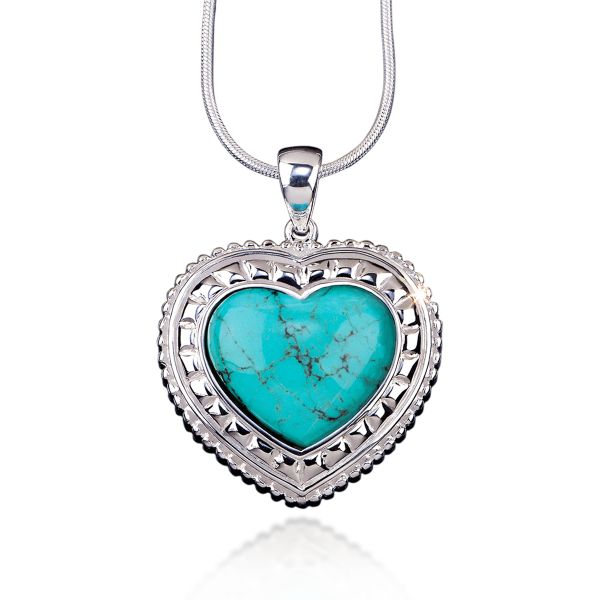 Turquoise Heart Pendant