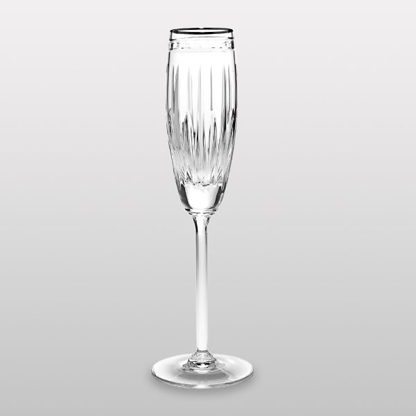 Vintage Jewel® Platinum Crystal Flute by Lenox