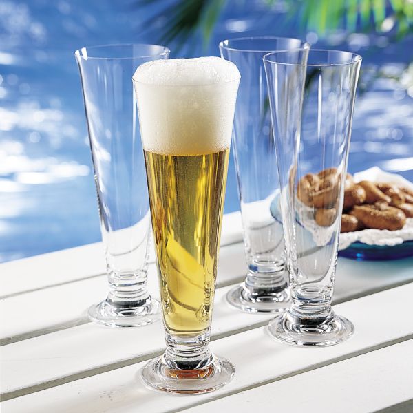Tuscany Classics® Crystal Pilsners, Set of 4