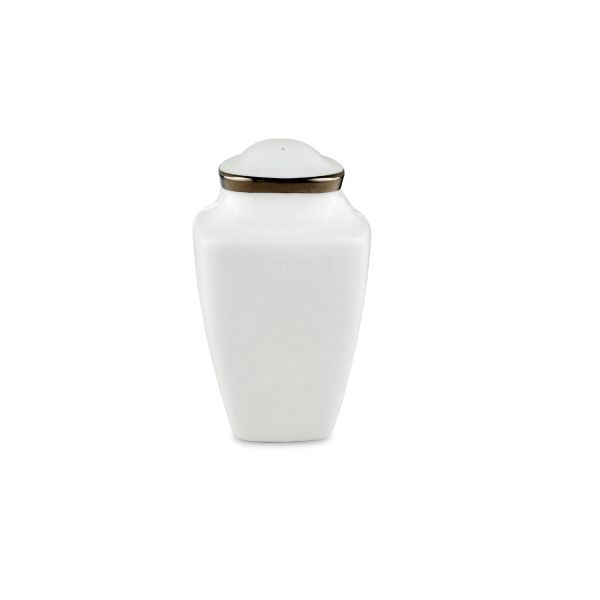 Solitaire® White Square Pepper Shaker