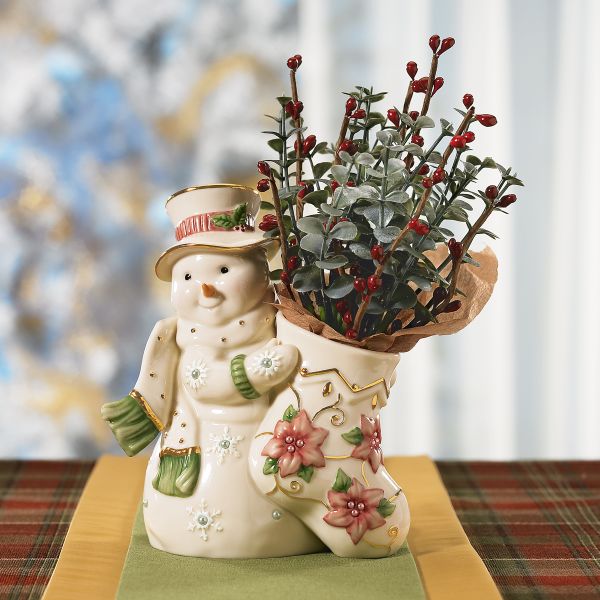 Petals & Pearls Snowman