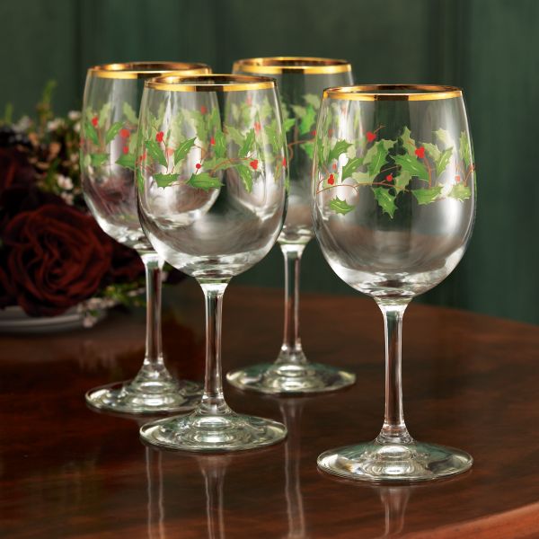Holiday Goblets, Set of 4
