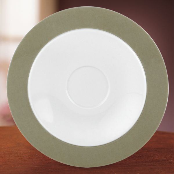 Ubiquity™ Willow Green Rim Saucer