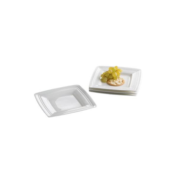 Tin Can Alley Appetizer Plates, Set of 4