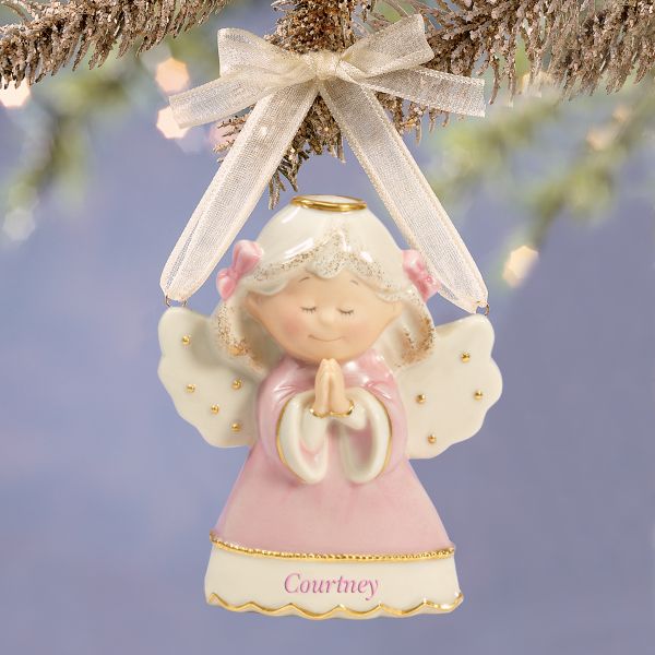 Sweet Angel Girl Ornament by Lenox