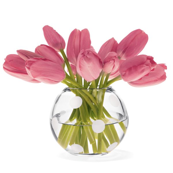 kate spade new york Hopper Dot Large Dot Crystal Mini Rose Bowl