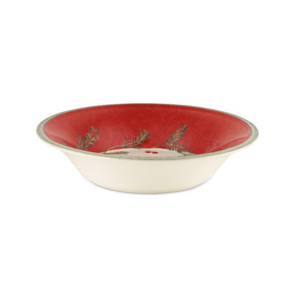 Holiday Wreath Individual Pasta Bowl
