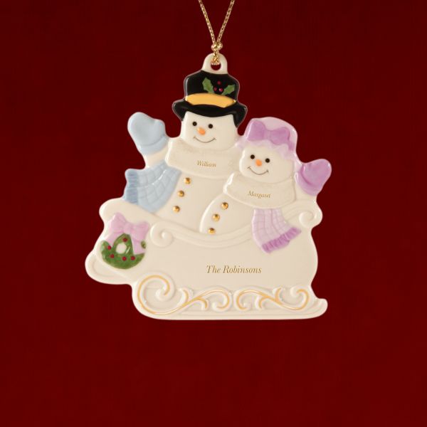 Couple's Warm Wishes To All Ornament by Lenox
