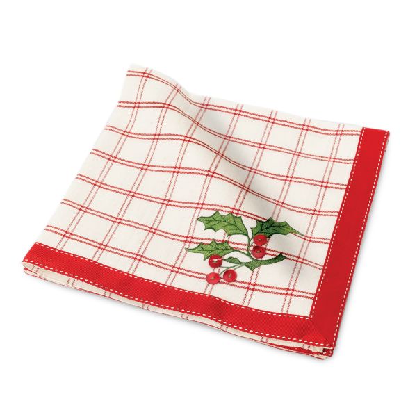 Department 56 Vintage Embroidered Button Napkin