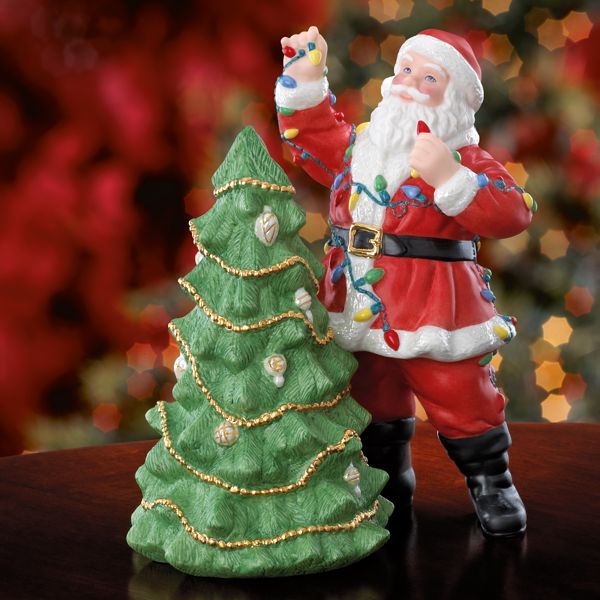 Santa's Bright Christmas Sculpture