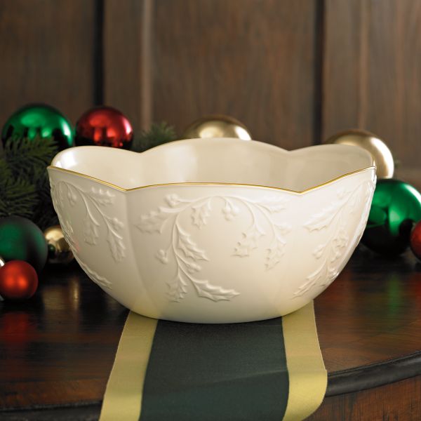 Holiday Heirloom Scalloped Bowl by Lenox