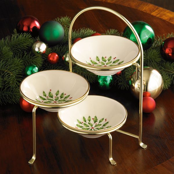 Holiday Tiered Bowl Set