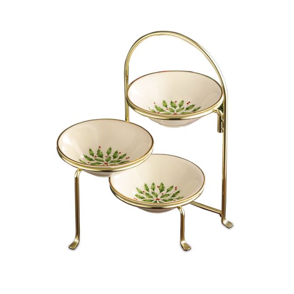 Holiday Tiered Bowl Set