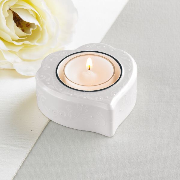 Opal Innocence Heart Votive